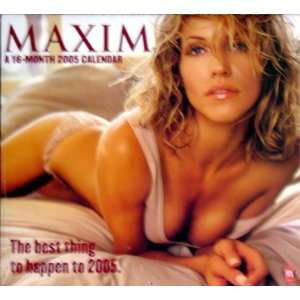  Maxim Wall Calendar 2005