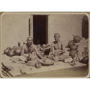Central Asia,commerce,dishes,pottery,sesame oil,c1865