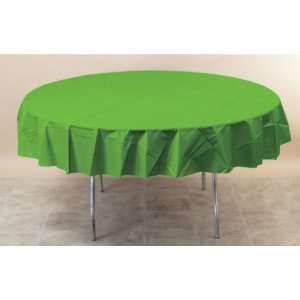  Kiwi Plastic 84in Round Tablecover: Toys & Games