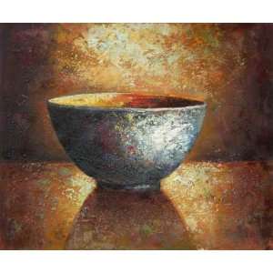 Bowl Oil Painting on Canvas Hand Made Replica Finest Quality 36 X 48