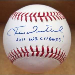   World Champs Major League W coa   Autographed Baseballs Sports