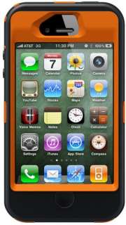 Otterbox Defender Case/Belt Clip for Apple iPhone 4 4S Blaze Orange 