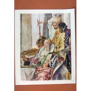   Man Robe Antique Print Color Fine Art Painting: Home & Kitchen