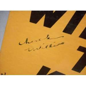  Willis, Chuck LP Signed Autograph Cover Only The King of 