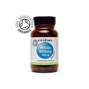  Viridian White Willow 400mg (Organic) 90 Veg Caps Health 