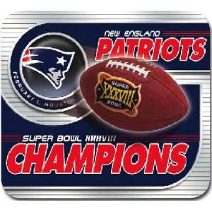  New England Patriots Super Bowl XXXVIII Champions Mousepad 