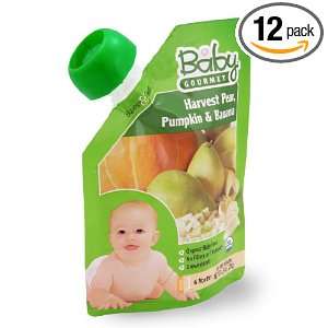 Baby Gourmet Organic Simple Purees Stage 1 (6 Months+) Harvest Pear 