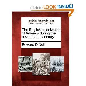  The English colonization of America during the seventeenth 