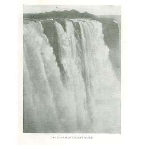  1911 Africa Falls of Zambesi Victoria Falls illustrated 