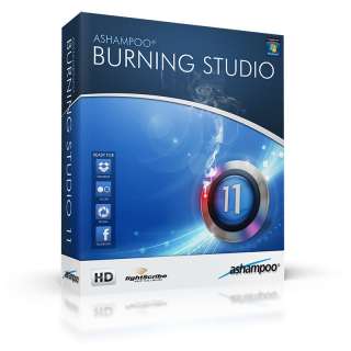 Ashampoo Burning Studio 11 CD DVD Blu Ray Authoring Creator Burner 