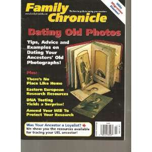  Family Chronicle Magazine (Dating Old Photos, September 