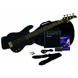 Silvertone LB11 Bass & Amp Package, Cobalt / Dark Blue