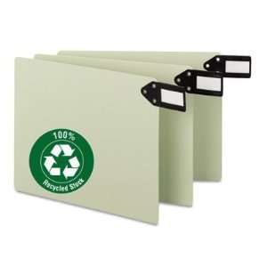  Smead Green End Tab Guides SMD61757