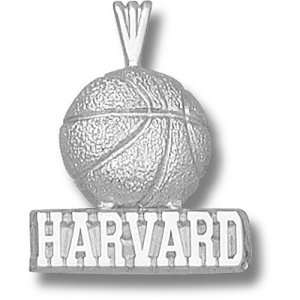  Harvard University Basketball Pendant (Silver) Sports 