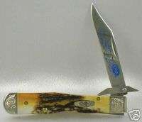 NEW Case XX Knives Blue Scroll Cheetah Cub Knife 08349E  