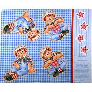  Raggedy Andy Doll Cotton Panel: Toys & Games