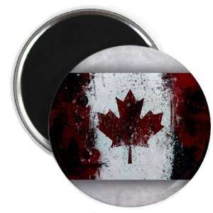  2.25 Magnet Canadian Canada Flag Painting HD: Everything 