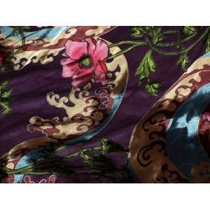  Designer Burn Out Silk Gypsy Chiffon Fabric Everything 