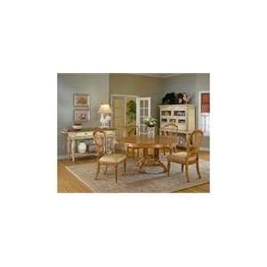   Piece Round Dining Set With Side Chairs  Antique Pine