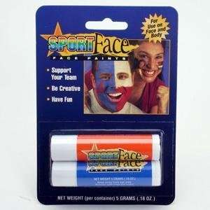  SportFace Face Paint   Orange/Teal: Sports & Outdoors