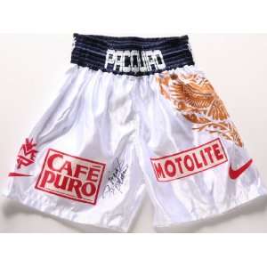  Manny Pacquiao Autographed Trunks