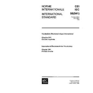  IEC 60050 541 Ed. 1.0 b1990, International 