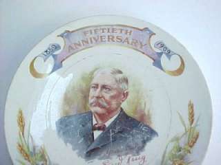 1909 Fred KRUG Brewing Co. 50th Anniversary Plate  