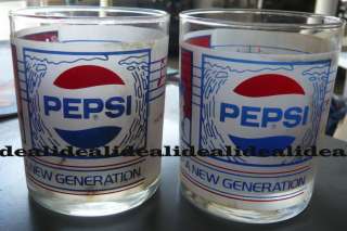 PEPSI Cola Vintage GLASS Thailand TINA TURNER 1985 can  