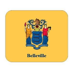  US State Flag   Belleville, New Jersey (NJ) Mouse Pad 