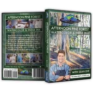  Sean Dye   Video Art Lessons Afternoon Pine Forest Watercolor 