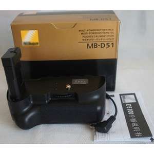 New Battery Grip for Nikon MB D51 DSLR D3100 D5100 of camera kit 