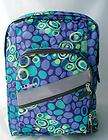 NWT LL BEAN DELUXE LARGE BACKPACK ~ BLUE/AQUA/LIME PRINT~ GRADE TO 