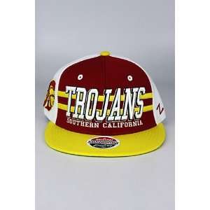 USC Trojans Supersonic Adjustable Snapback Hat  Sports 