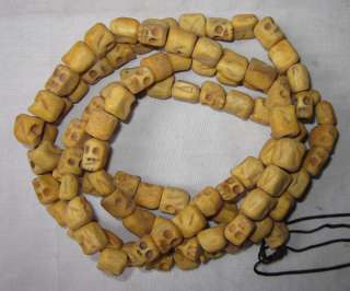 Tibet Tibetan Bone Skull Prayer Worry Beads Mala  