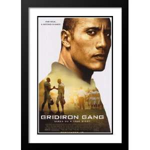  Gridiron Gang 20x26 Framed and Double Matted Movie Poster 