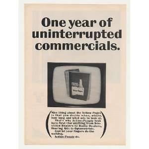   Yellow Pages Uninterrupted Commercial Print Ad