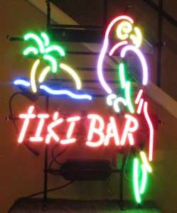 USA MADE Tiki Bar Parrot Neon Beer Bar Light Margaritaville Furniture 