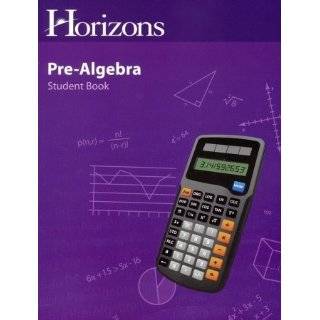 Alpha Omega Publications JMS071 Horizons Pre Algebra Student Book