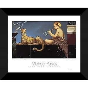  Michael Parkes Framed Art 24x20 Dusk Home & Kitchen