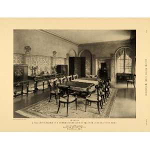  1921 Print Louis XVI Furniture Johnson Dining Room MI 