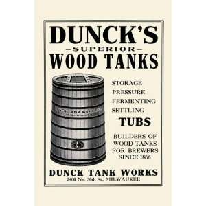  Dunck Tank Works 12x18 Giclee on canvas