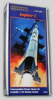 JUPITER C Early Space Program Rocket 1/48 Glencoe #6902  