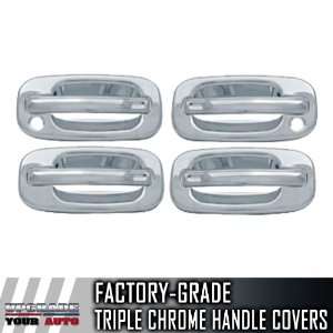  1999 2006 GMC Sierra 4dr Chrome Door Handle Covers (With 