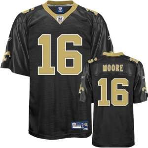  Lance Moore Black Reebok NFL Premier New Orleans Saints Jersey 