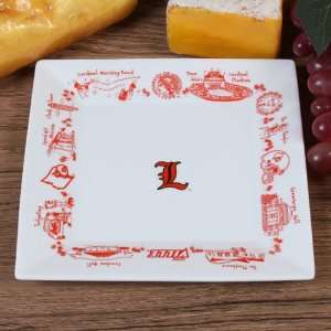  Louisville Cardinals Small Square Platter Sports 