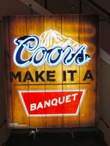 Coors Original Banquet Neon Beer Sign Bar Light NEW RARE!! logo 