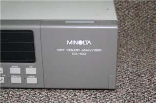 MINOLTA CRT Color Analyzer CA 100  
