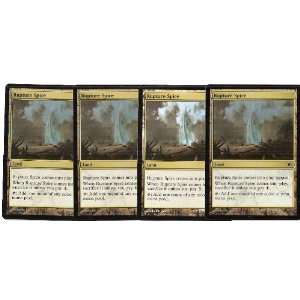  MTG Conflux FOIL RAPTURE SPIRE Playset of 4 commons 