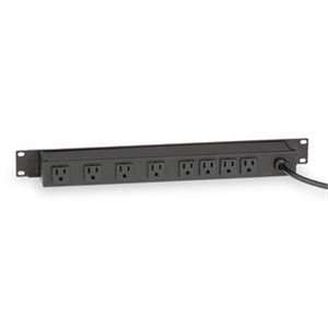   Wiremold 8 Rcp 90 Deg 6 Cd Rack Mount Outlet Strips
