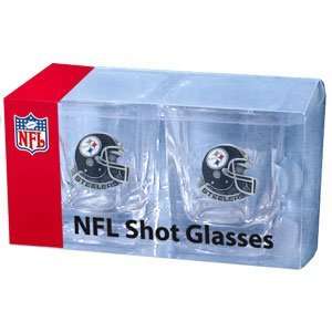  Pittsburgh Steelers Team Shot Glass Set: Sports & Outdoors